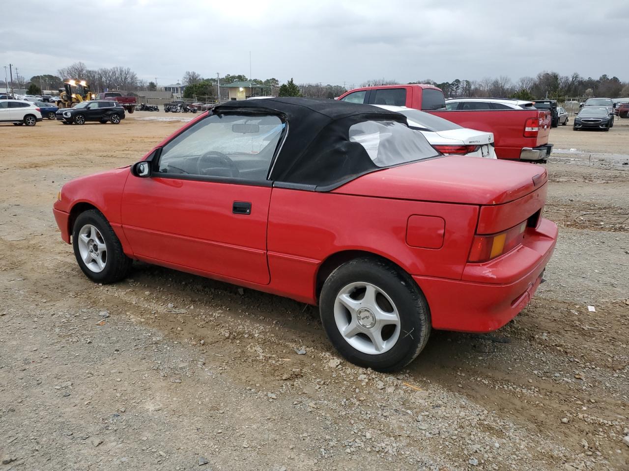 1991 GEO Metro VIN JG1MR3363MK603262 Copart auction photo, top/roof damage thumbnail 2