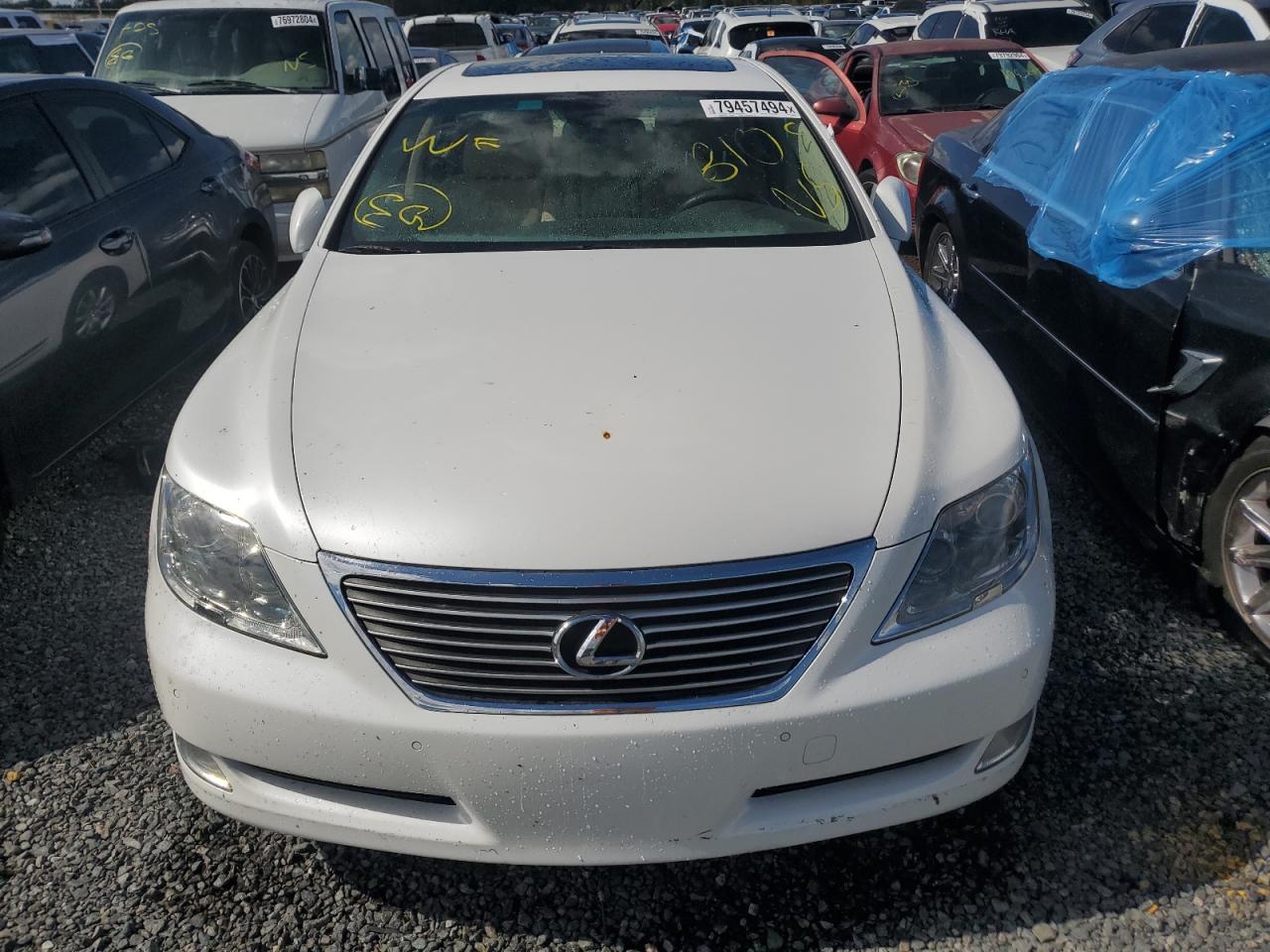 2009 Lexus LS VIN JTHBL46FX95088332 Copart auction photo, water/flood damage thumbnail 5