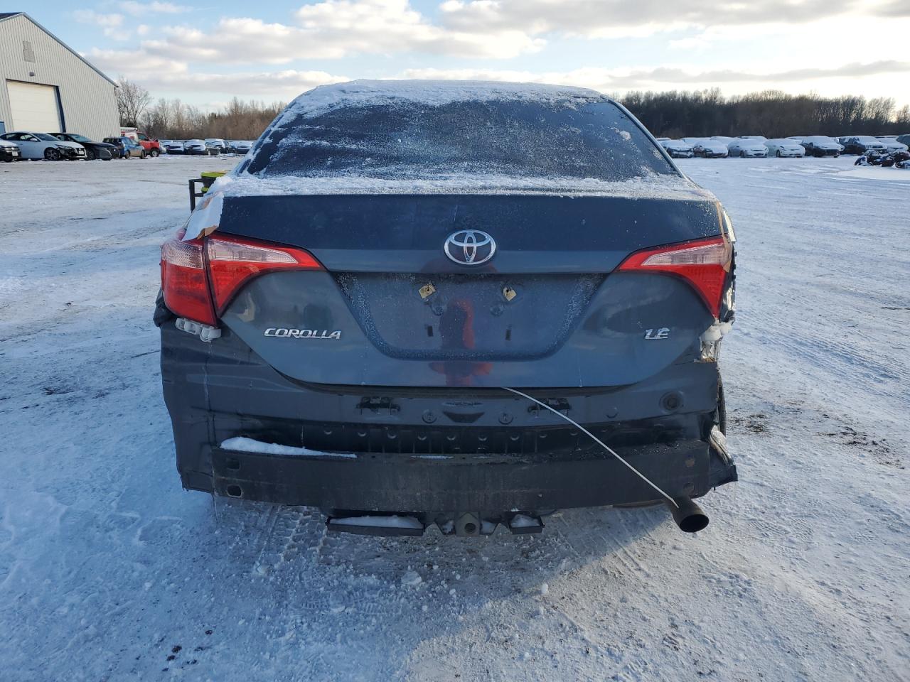 2018 Toyota Corolla VIN 2T1BURHE8JC057166 Copart auction photo, rear end damage thumbnail 6
