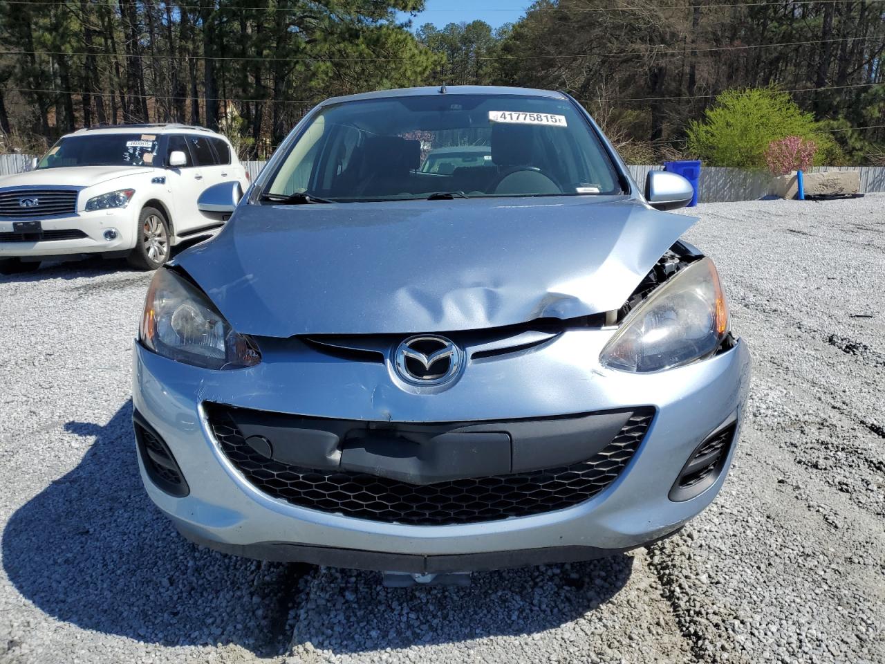 2013 Mazda 2 VIN JM1DE1KY9D0166762 Copart auction photo, front end / mechanical damage thumbnail 5