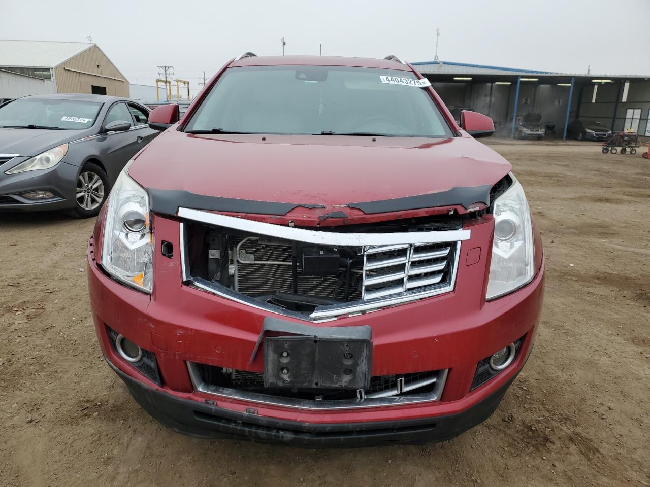 2014 Cadillac SRX VIN 3GYFNGE31ES572504 Copart auction photo, front end damage thumbnail 5