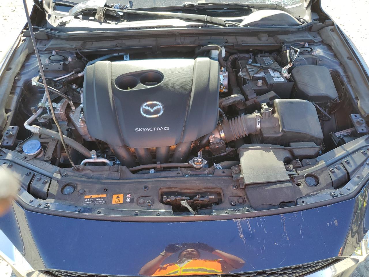 2019 Mazda 3 VIN 3MZBPAEM1KM101129 Copart auction photo, all over damage thumbnail 11