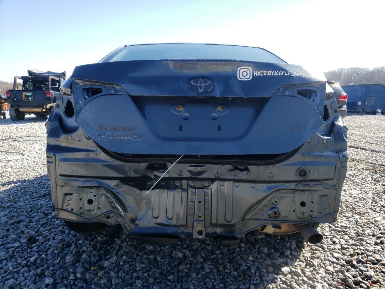 2017 Toyota Corolla VIN 2T1BURHE6HC807982 Copart auction photo, rear end damage thumbnail 6