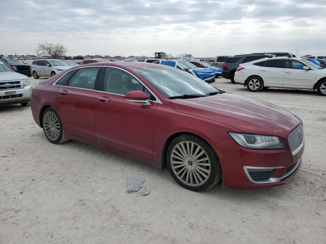 2017 Lincoln MKZ VIN 3LN6L5E9XHR638043 Copart auction photo, front end damage thumbnail 4