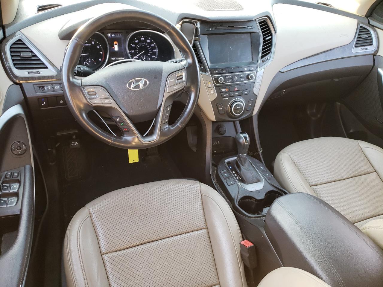 2017 Hyundai Santa Fe VIN 5XYZWDLA2HG468397 Copart auction photo, side damage thumbnail 8