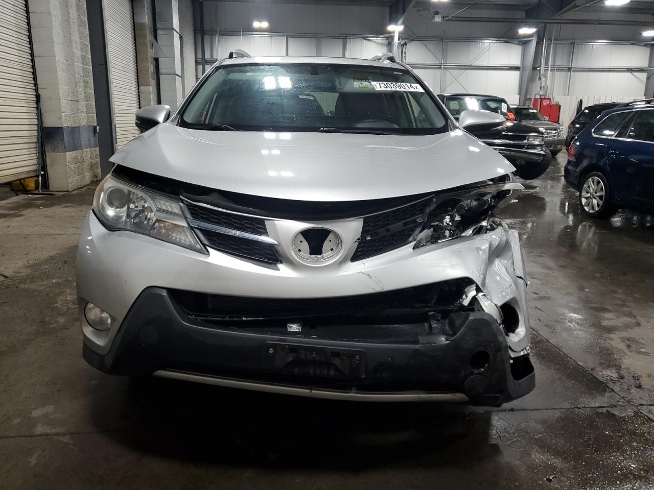 2014 Toyota RAV 4 VIN JTMRFREVXED077327 Copart auction photo, front end damage thumbnail 5