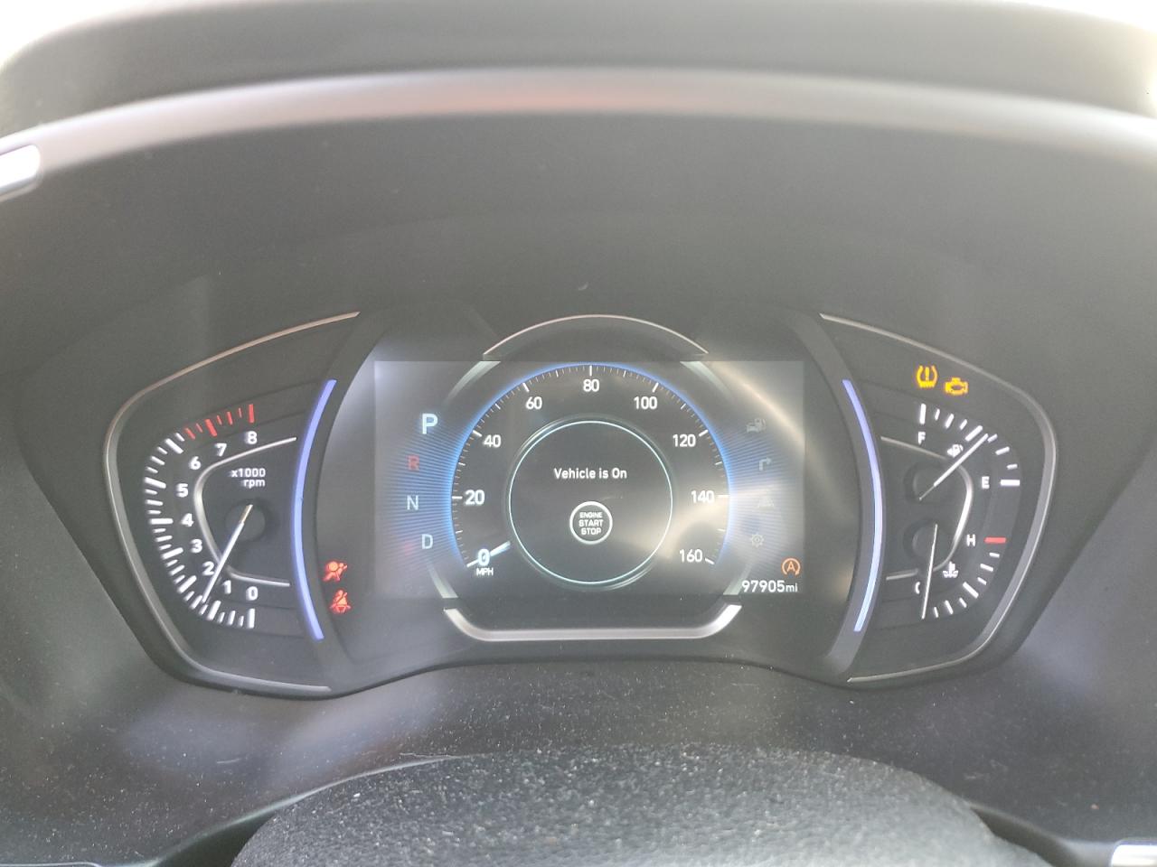 2020 Hyundai Santa Fe VIN 5NMS5CAA0LH184427 Copart auction photo, front end damage thumbnail 9