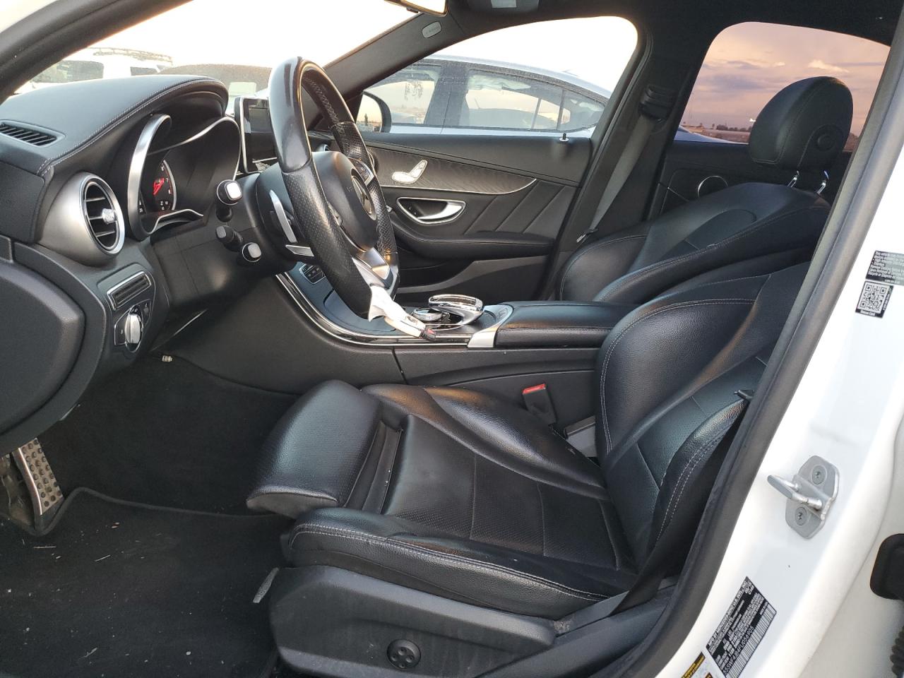 2015 Mercedes-Benz C-klasse VIN 55SWF4JB4FU056905 Copart auction photo, side damage thumbnail 7