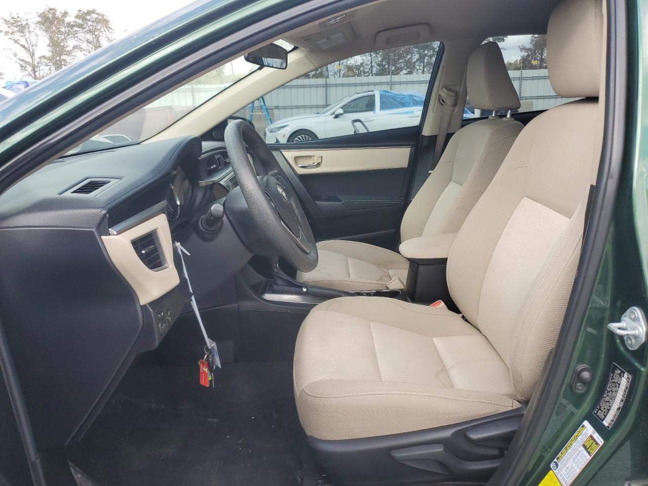 2014 Toyota Corolla VIN 5YFBPRHE3EP016358 Copart auction photo, front end damage thumbnail 7