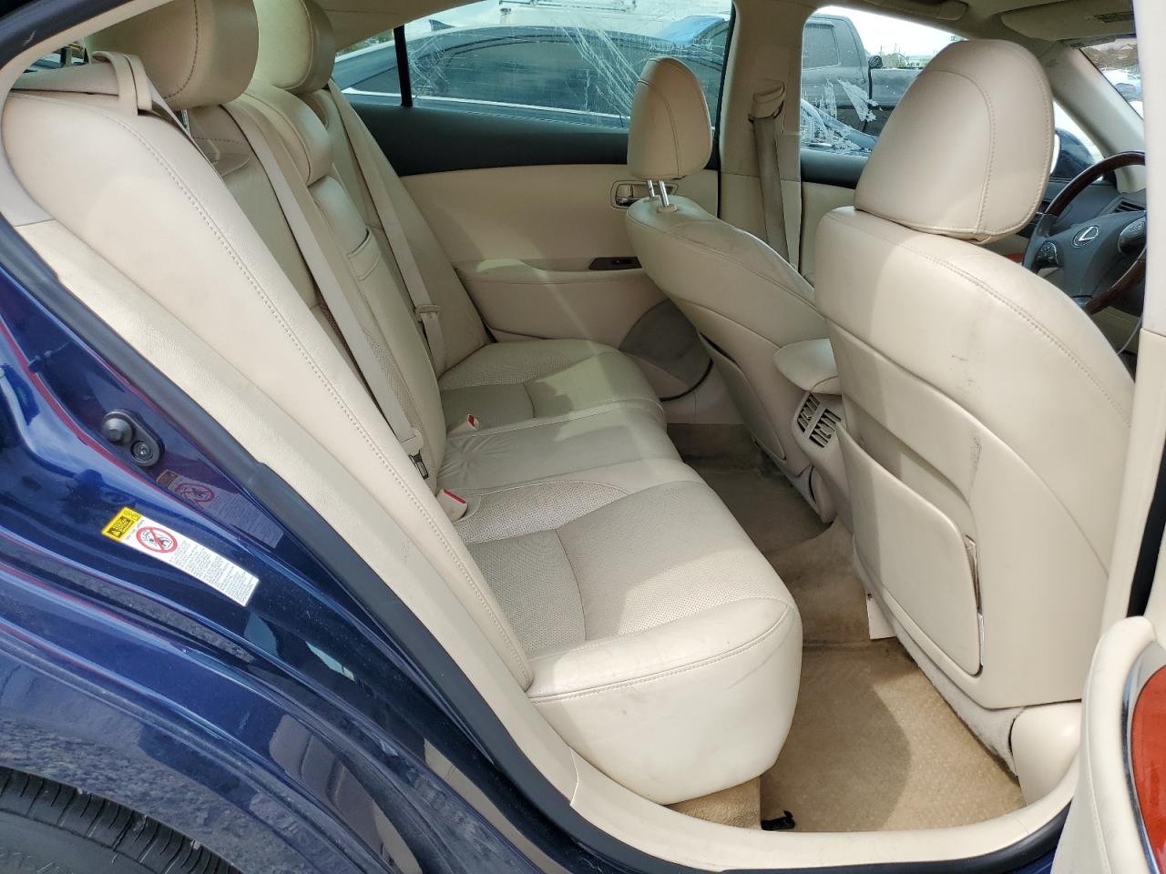 2012 Lexus ES VIN JTHBK1EG8C2477572 Copart auction photo, rear end damage thumbnail 10