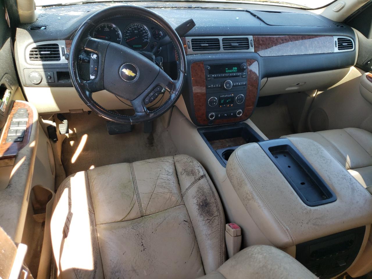 2007 Chevrolet Avalanche VIN 3GNEC12077G146862 Copart auction photo, top/roof / side damage thumbnail 8