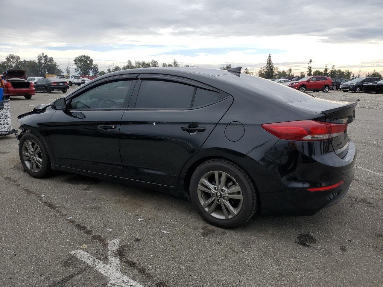 2018 Hyundai Elantra VIN 5NPD84LF3JH329278 Copart auction photo, front end damage thumbnail 2