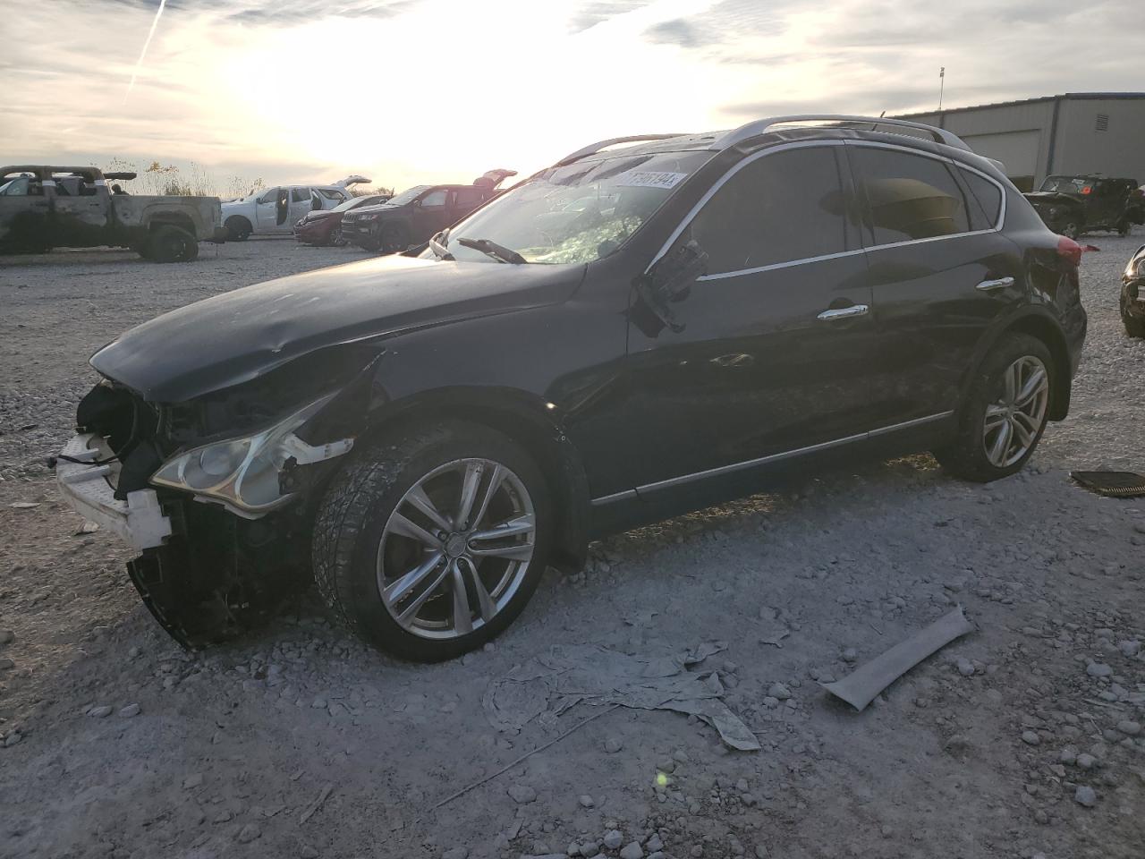 2012 Infiniti EX VIN JN1AJ0HR5CM452224 - Copart auction photo