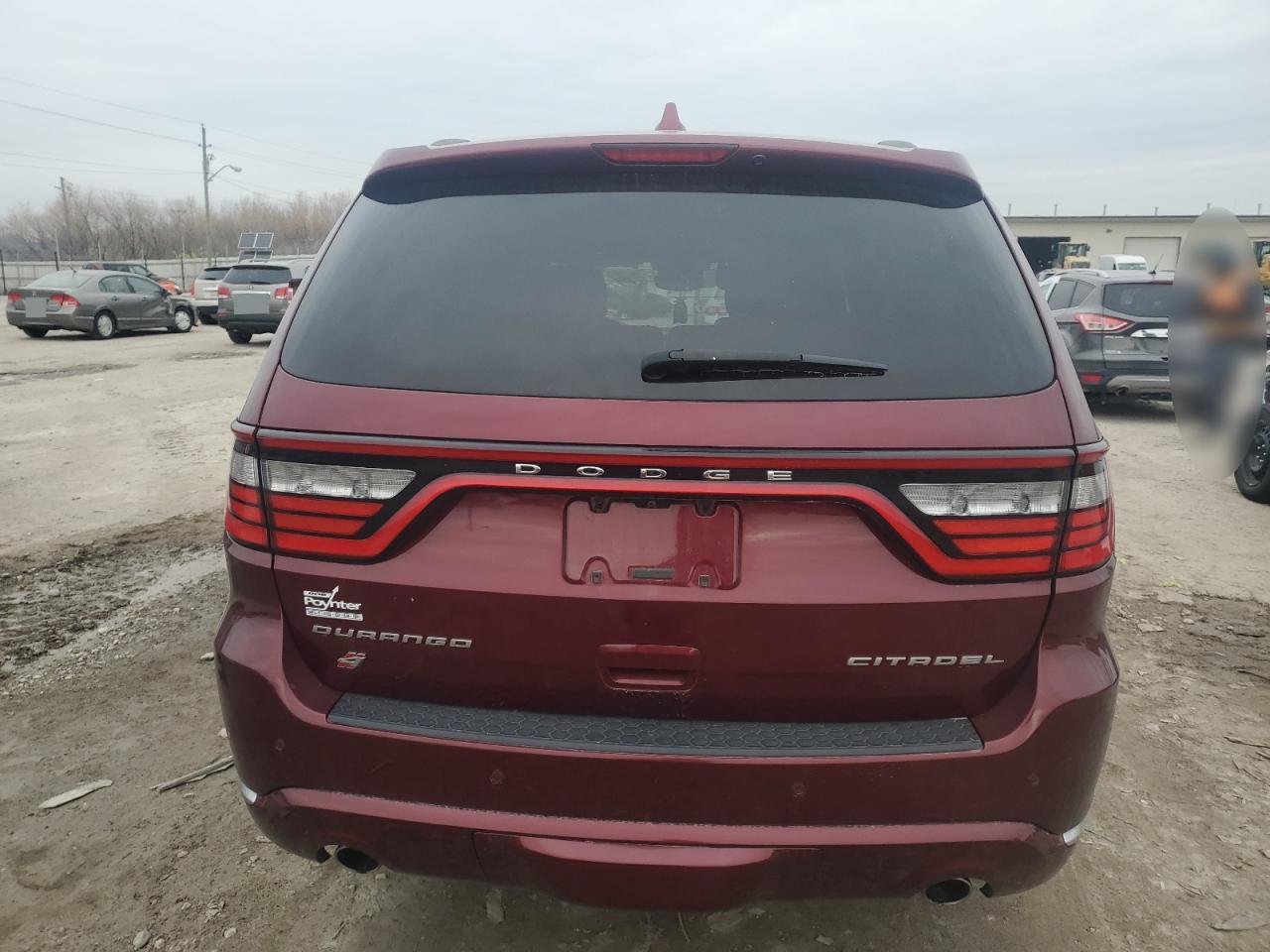 2018 Dodge Durango VIN 1C4RDJEG5JC452307 Copart auction photo, front end / mechanical damage thumbnail 6
