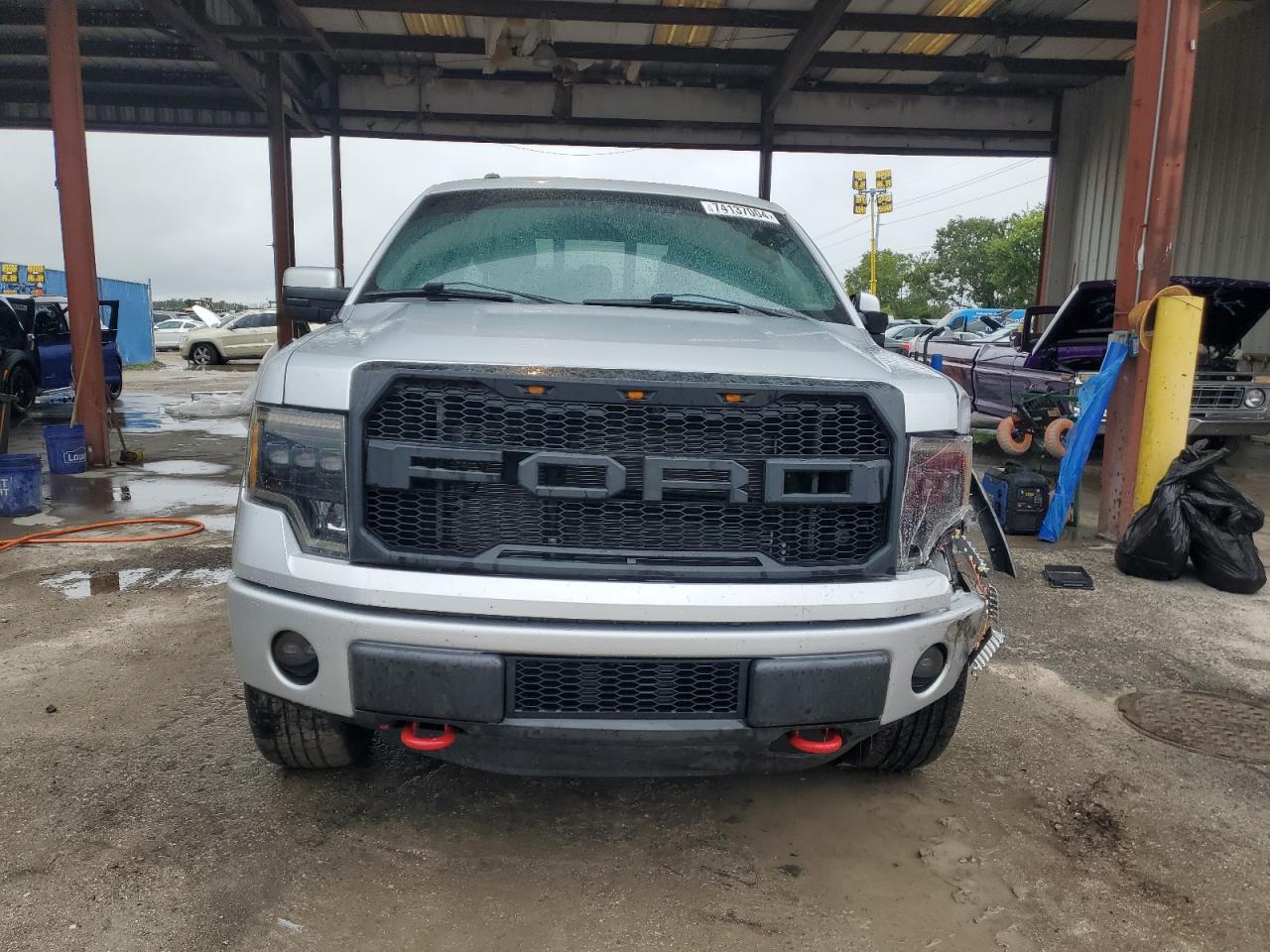 2013 Ford F-150 VIN 1FTFX1EF1DKD20673 Copart auction photo, rear end / front end damage thumbnail 5