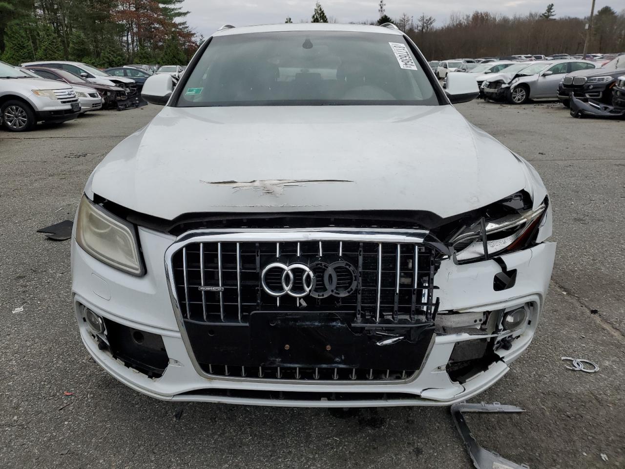 2013 Audi Q5 VIN WA1DGAFP2DA048603 Copart auction photo, front end / minor dent/scratches damage thumbnail 5