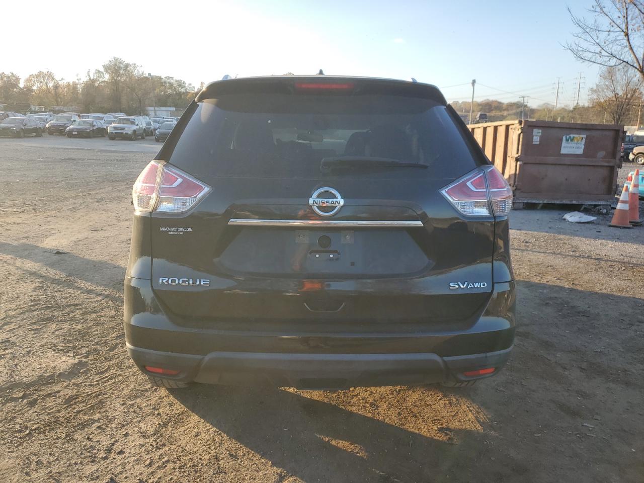 2016 Nissan Rogue VIN KNMAT2MV4GP670911 Copart auction photo, front end / minor dent/scratches damage thumbnail 6