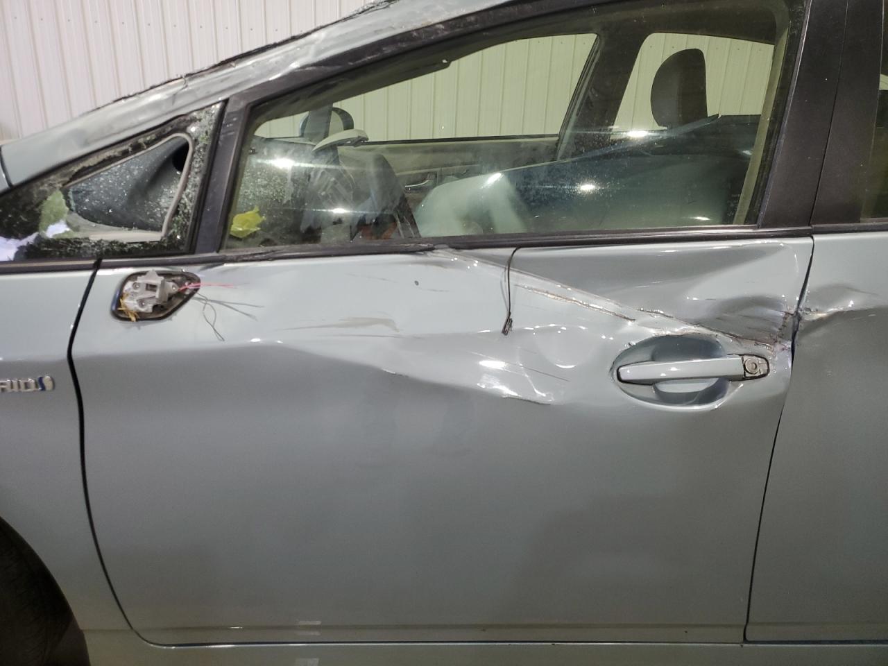 2015 Toyota Prius VIN JTDKN3DU3F1995062 Copart auction photo, side / front end damage thumbnail 7