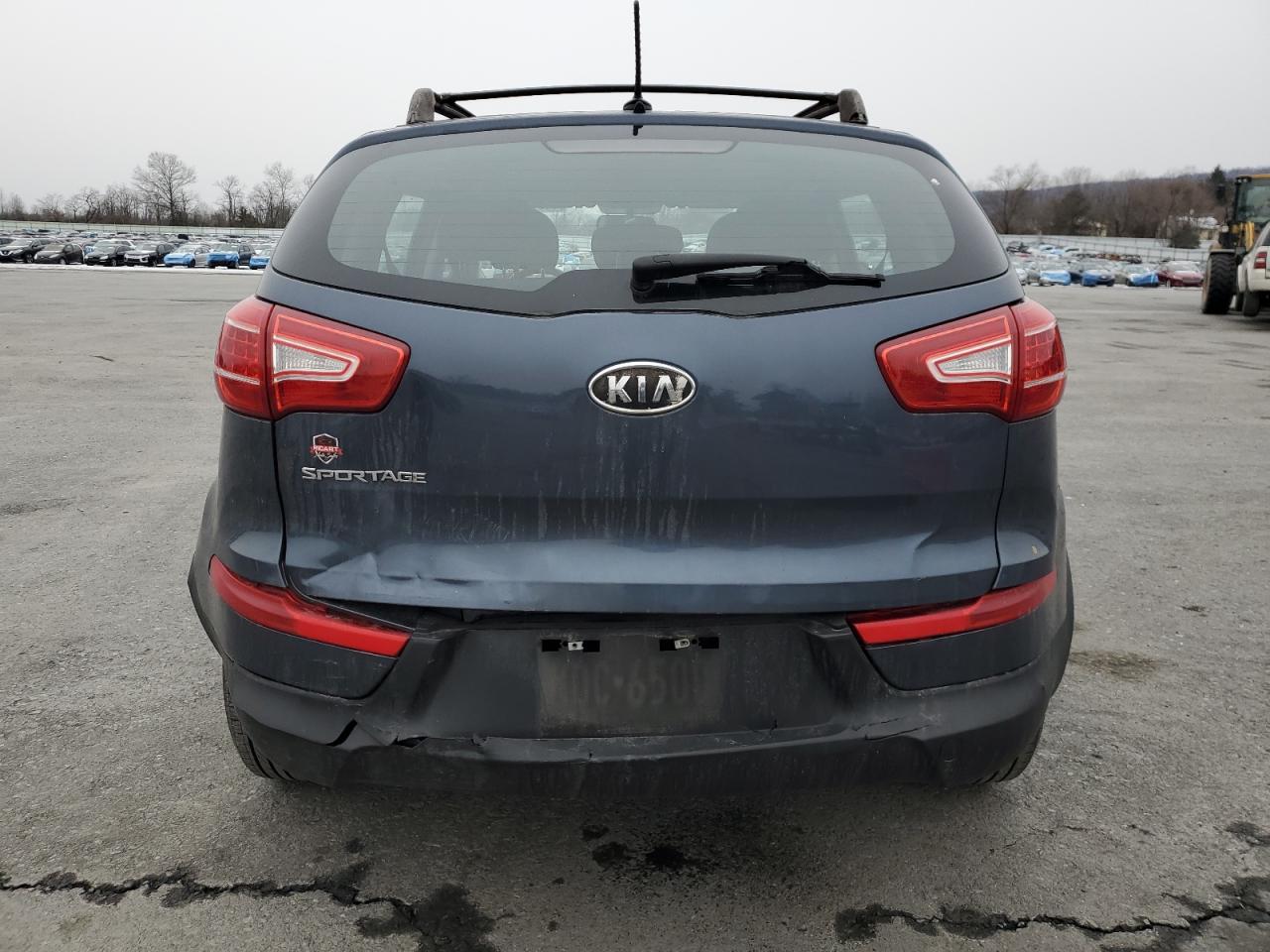 2011 KIA Sportage VIN KNDPB3A27B7094737 Copart auction photo, rear end damage thumbnail 6