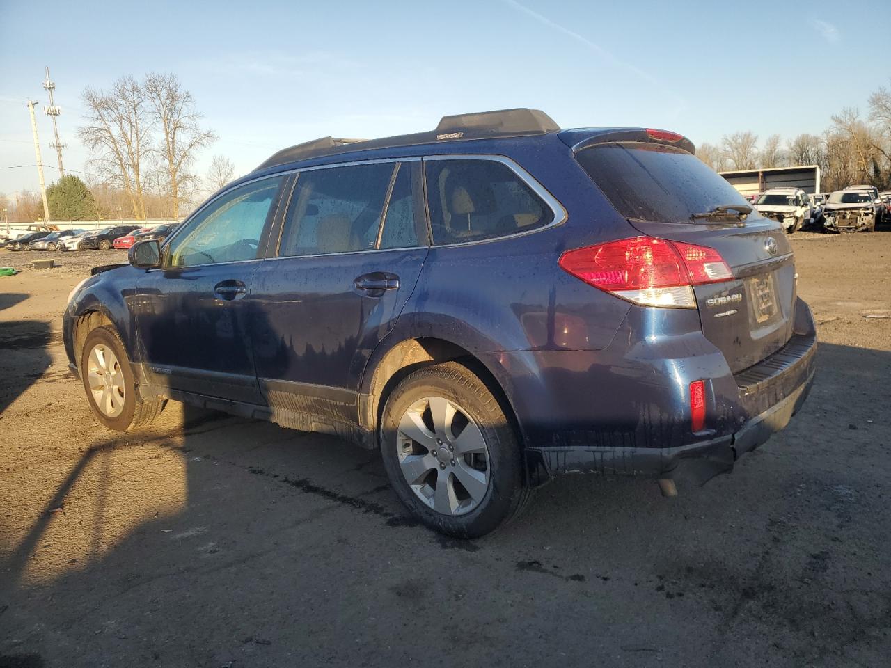 2010 Subaru Outback VIN 4S4BRBCCXA3310233 Copart auction photo, front end / side damage thumbnail 2