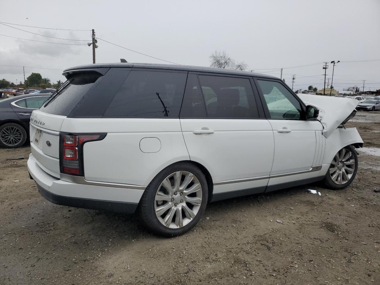 2015 Land Rover Range Rover VIN SALGS3TF6FA223147 Copart auction photo, front end damage thumbnail 3
