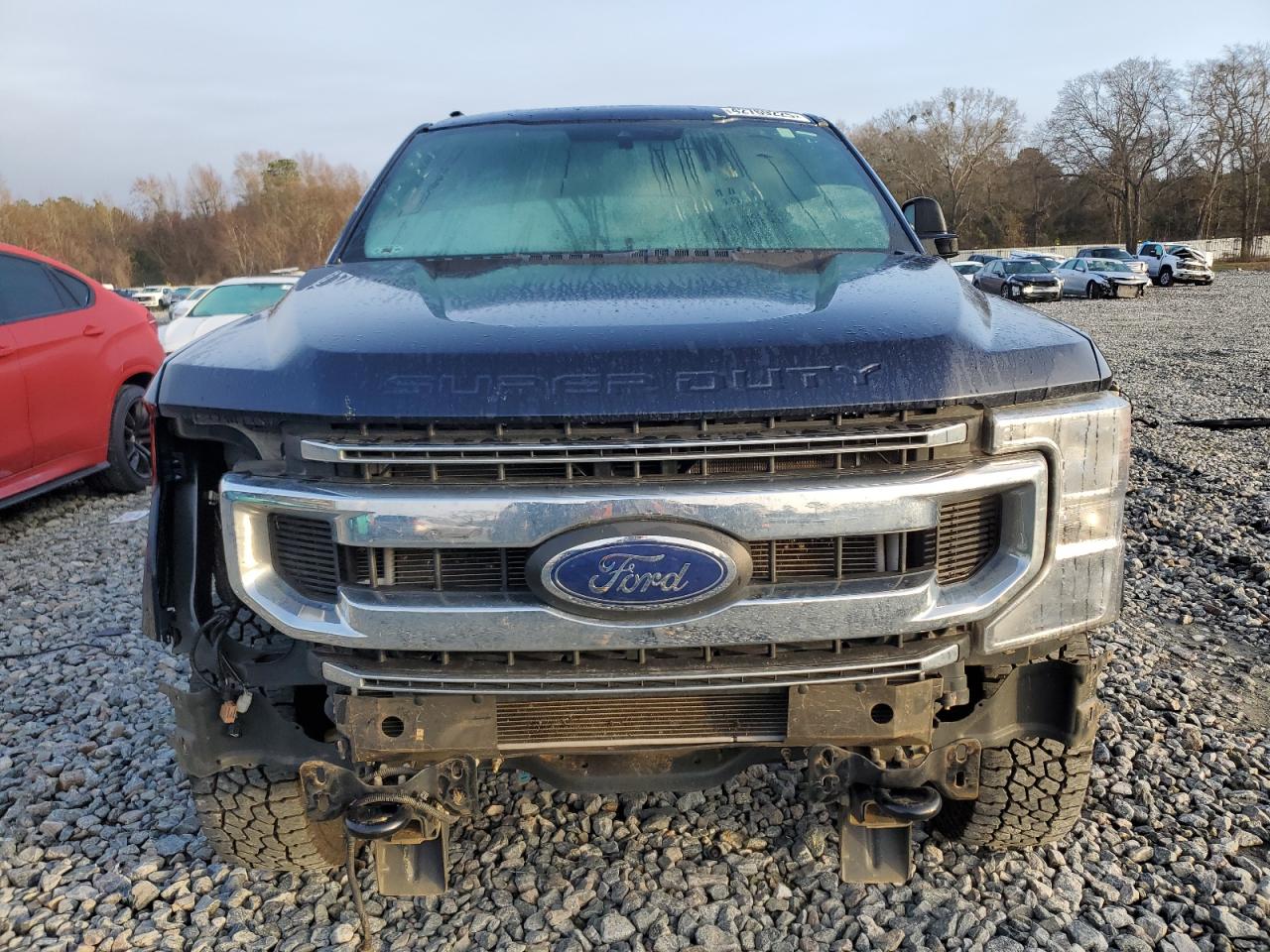 2022 Ford F250 VIN 1FT7W2BTXNEE75357 Copart auction photo, front end / side damage thumbnail 5