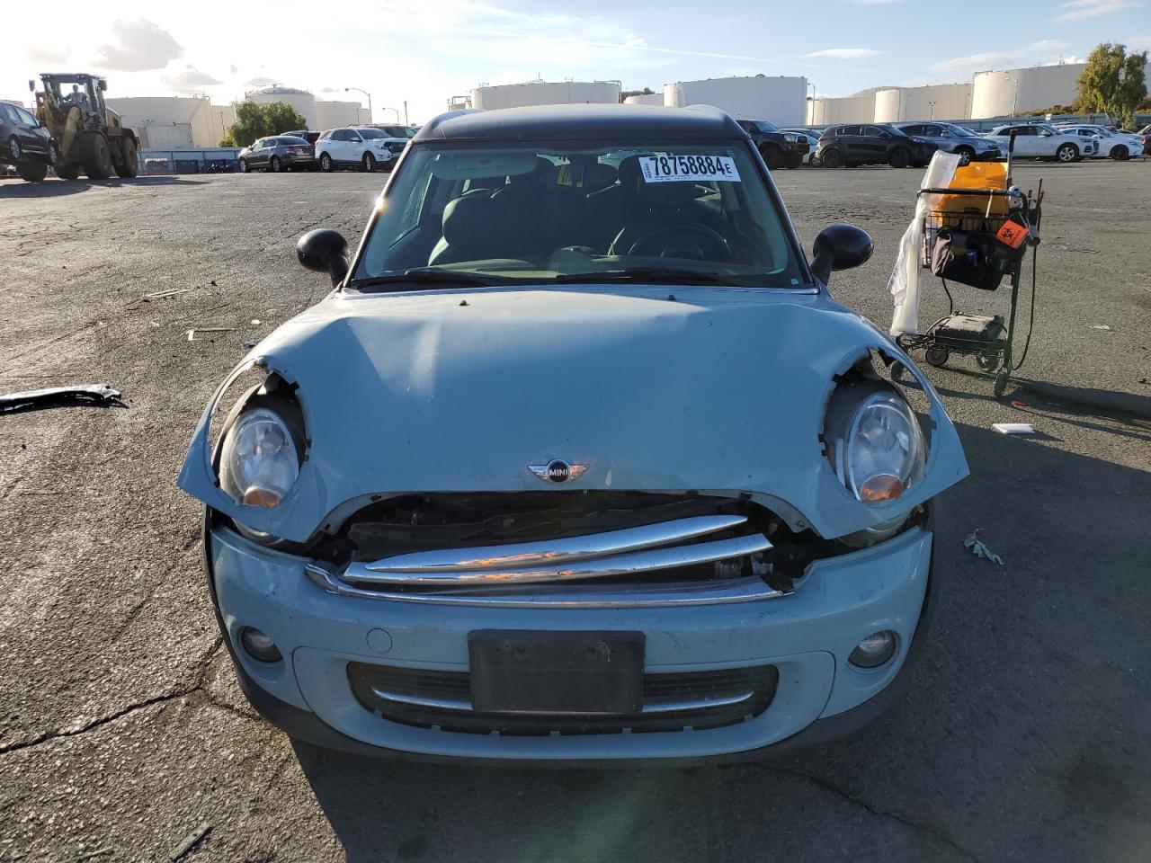 2013 MINI Cooper VIN WMWZF3C56DT490704 Copart auction photo, front end damage thumbnail 5