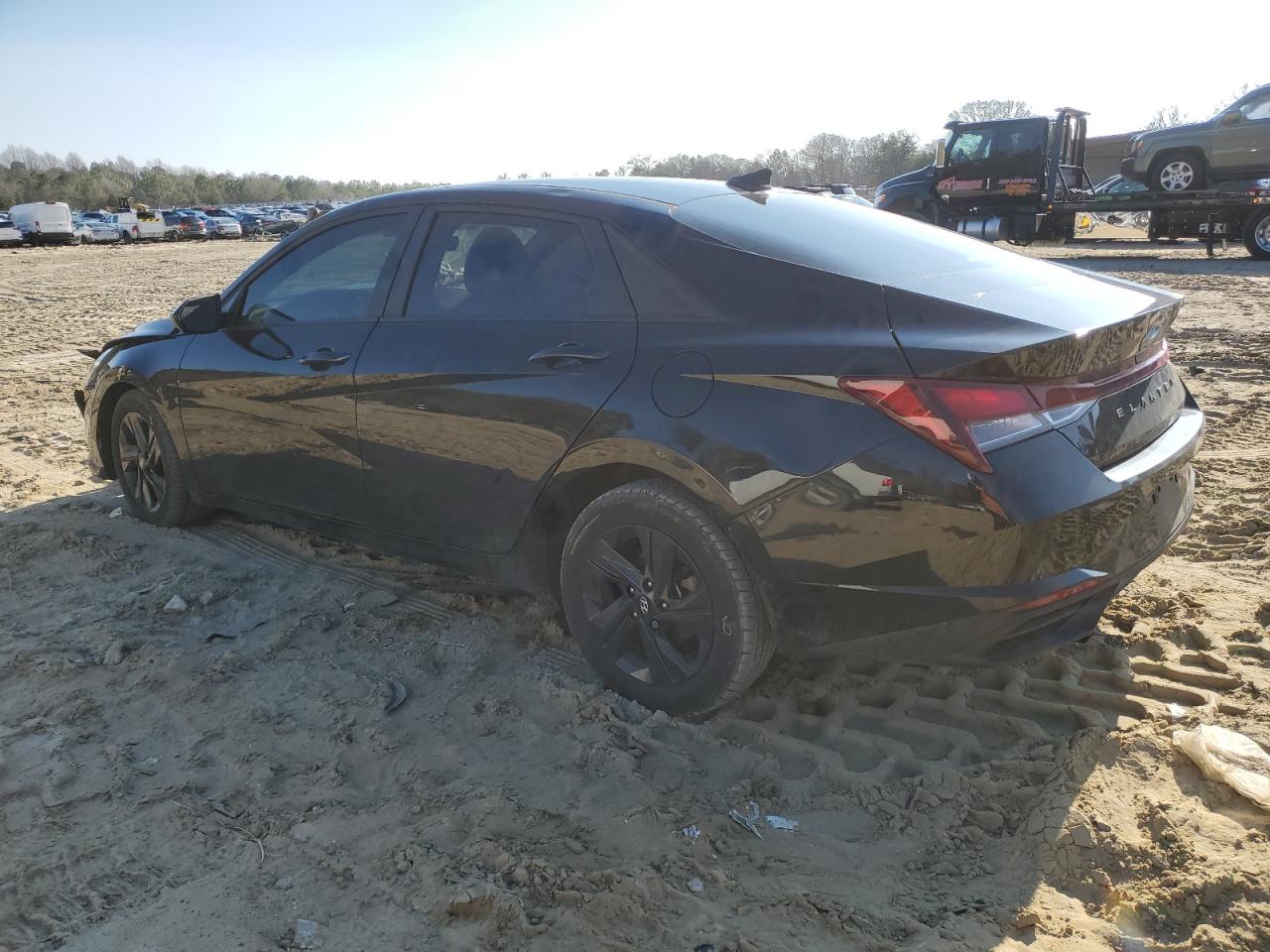 2021 Hyundai Elantra VIN KMHLM4AG5MU120519 Copart auction photo, front end / minor dent/scratches damage thumbnail 2