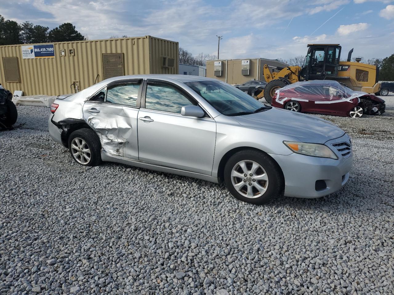 2010 Toyota Camry VIN 4T1BF3EK7AU573678 Copart auction photo, side / rear end damage thumbnail 4
