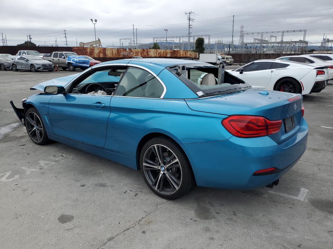 2018 BMW 4er VIN WBA4Z1C54JEC73435 Copart auction photo, front end damage thumbnail 2