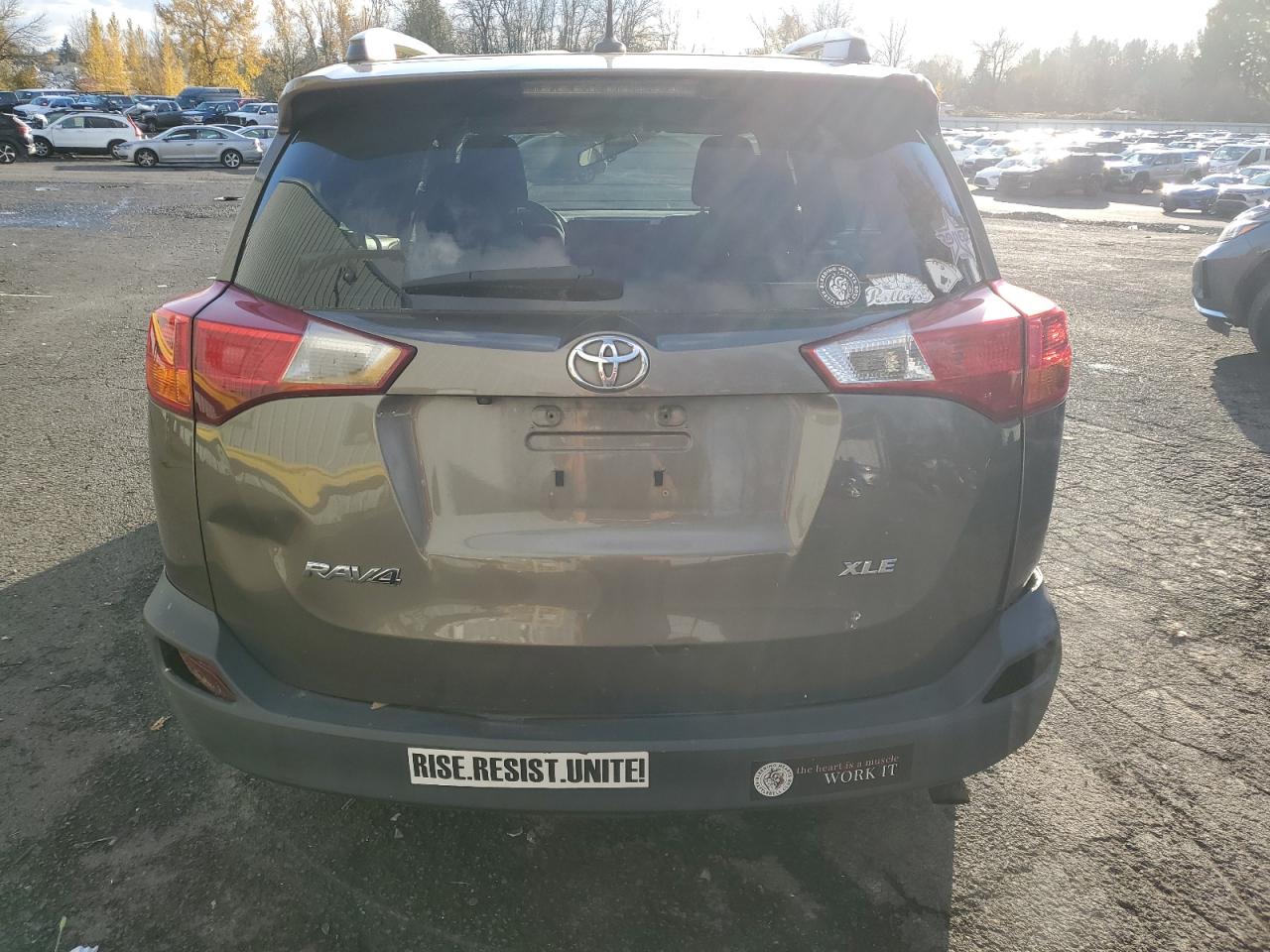 2013 Toyota RAV 4 VIN 2T3WFREV5DW041694 Copart auction photo, side / rear end damage thumbnail 6