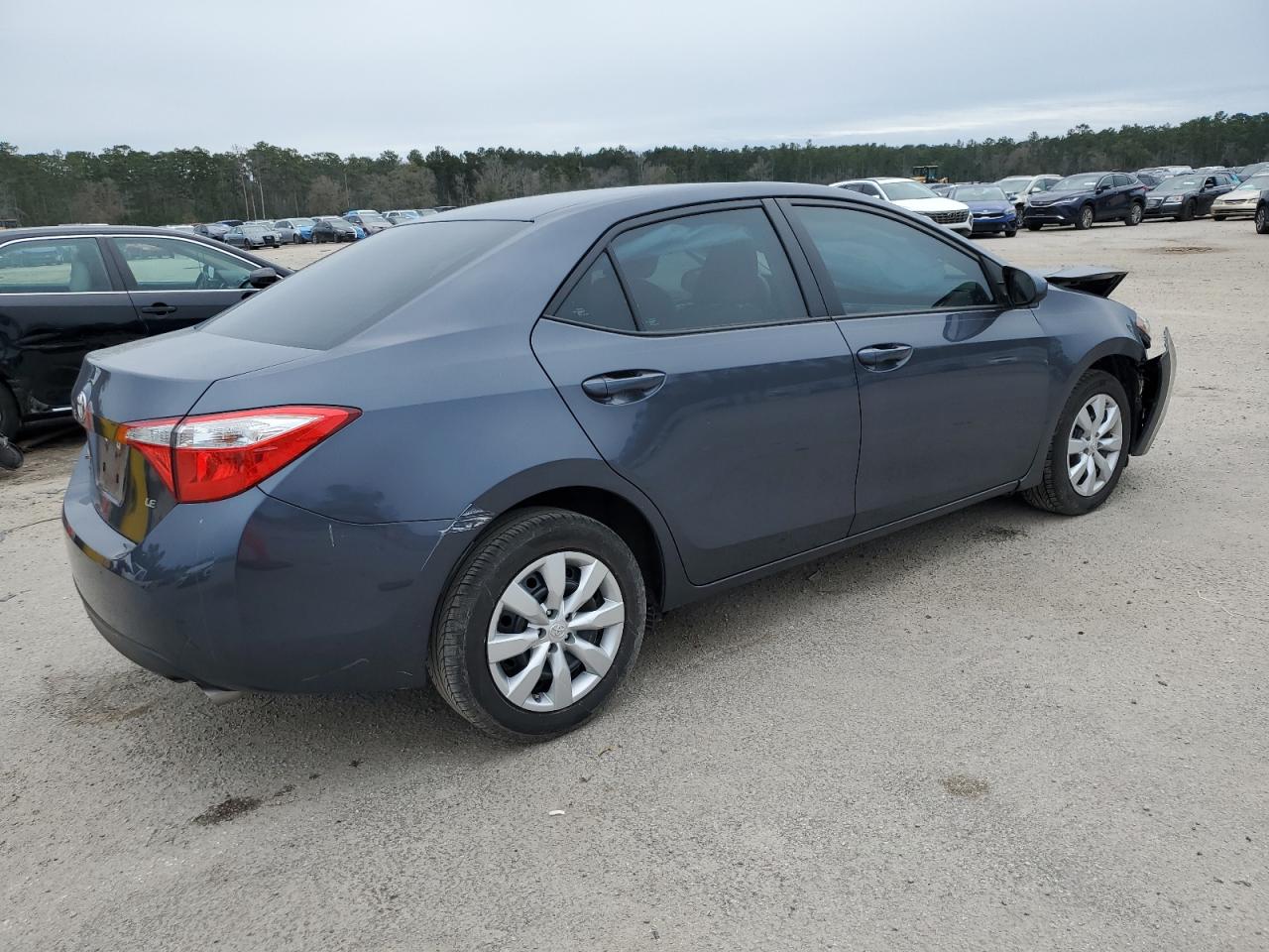 2016 Toyota Corolla VIN 5YFBURHE9GP394115 Copart auction photo, all over / burn damage thumbnail 3