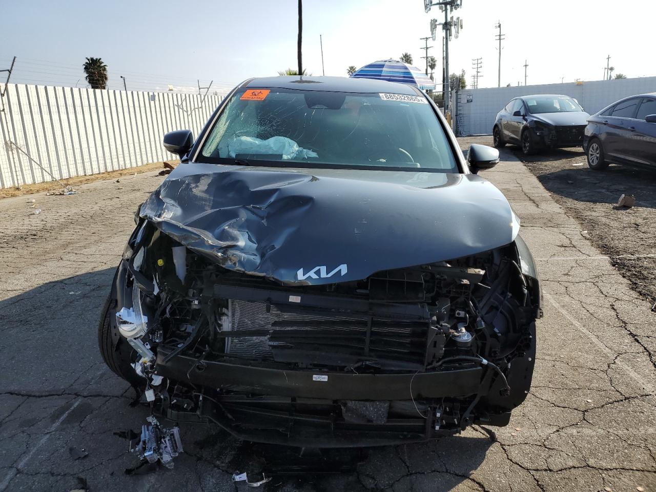 2025 KIA Sportage VIN KNDPV3DF6S7372162 Copart auction photo, front end / rear end damage thumbnail 5