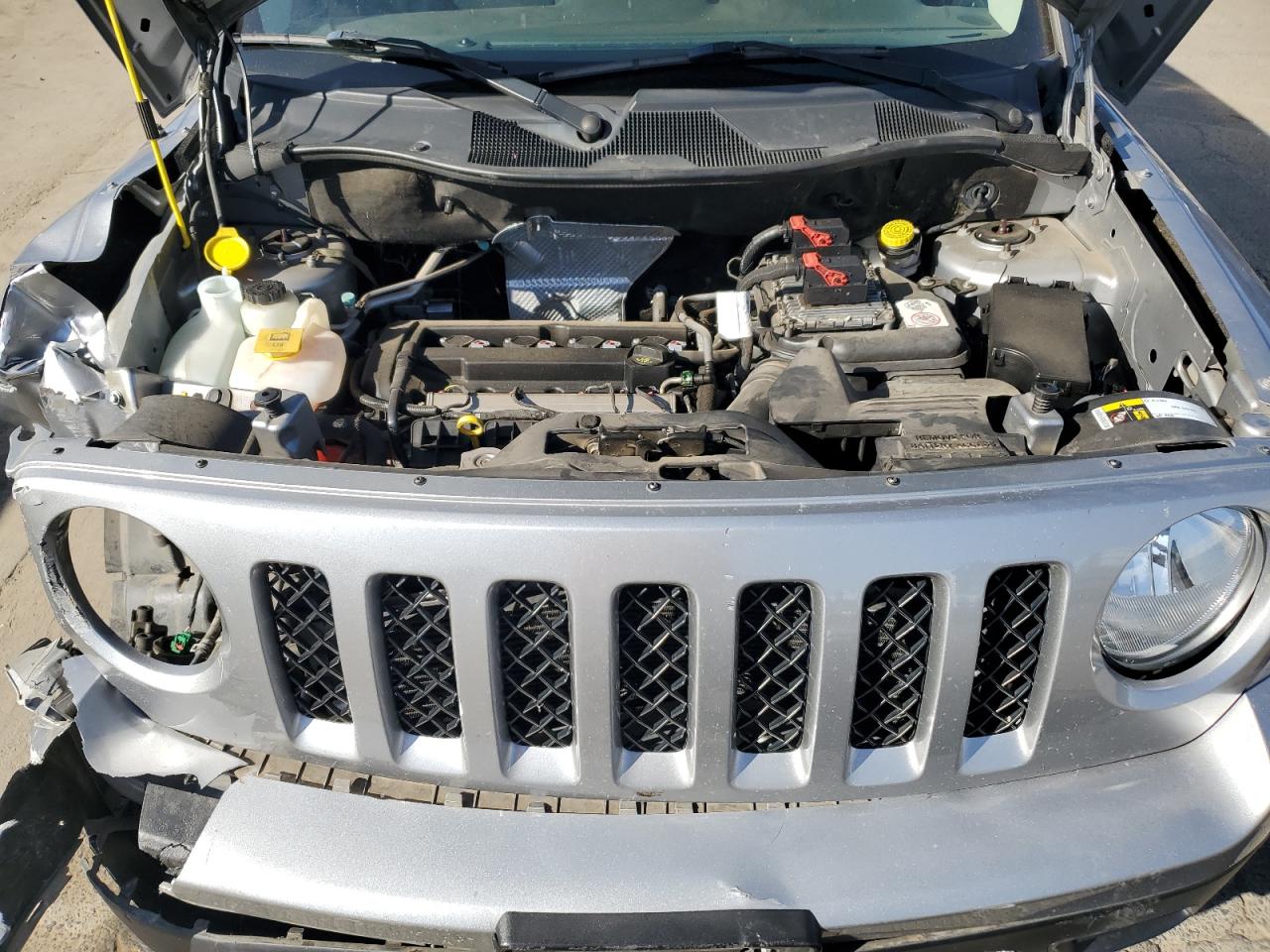 2017 Jeep Liberty (Patriot) VIN 1C4NJPBA2HD134756 Copart auction photo, front end damage thumbnail 12