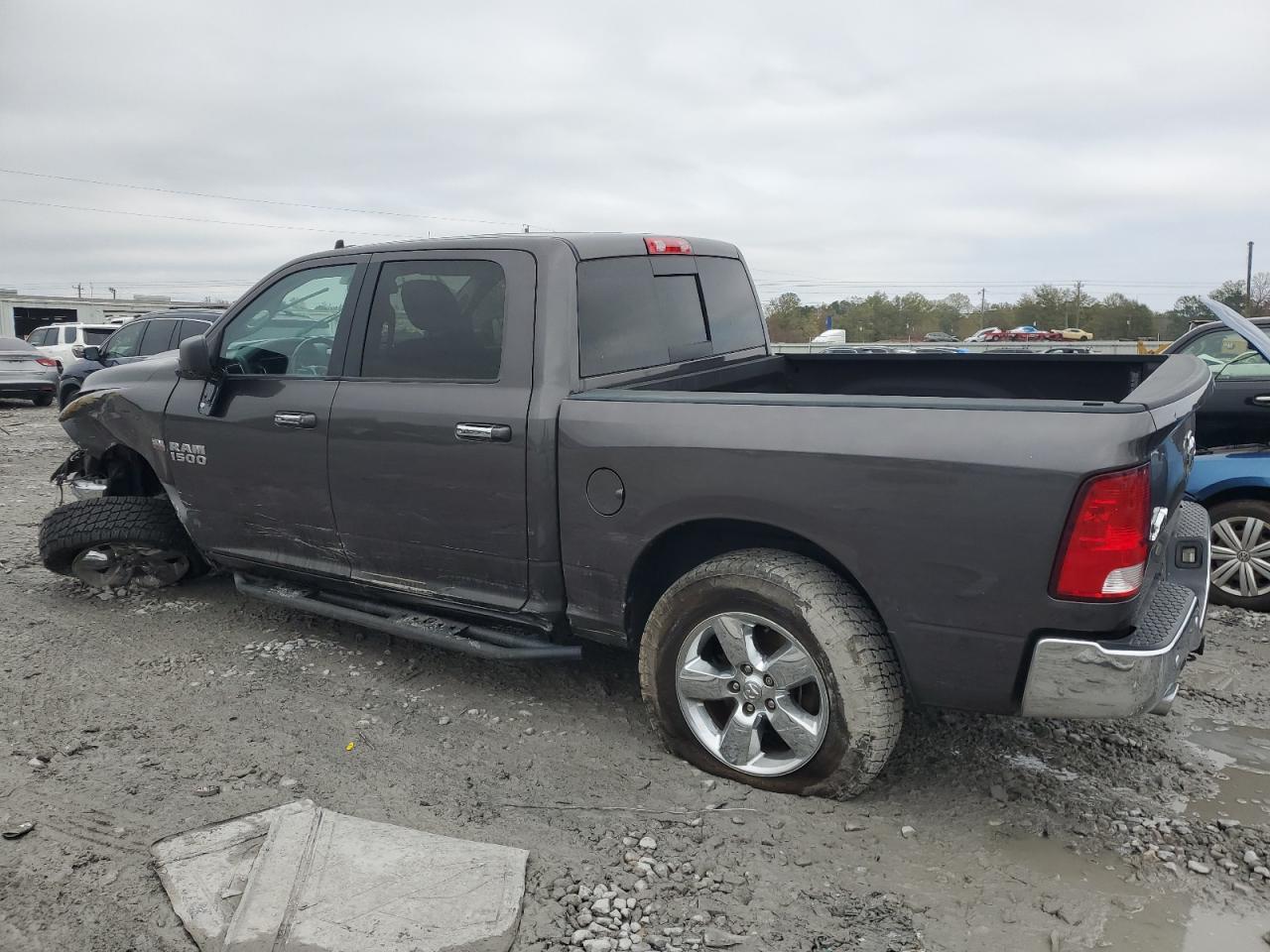 2017 RAM 1500 VIN 3C6RR7LT2HG660194 Copart auction photo, side / front end damage thumbnail 2