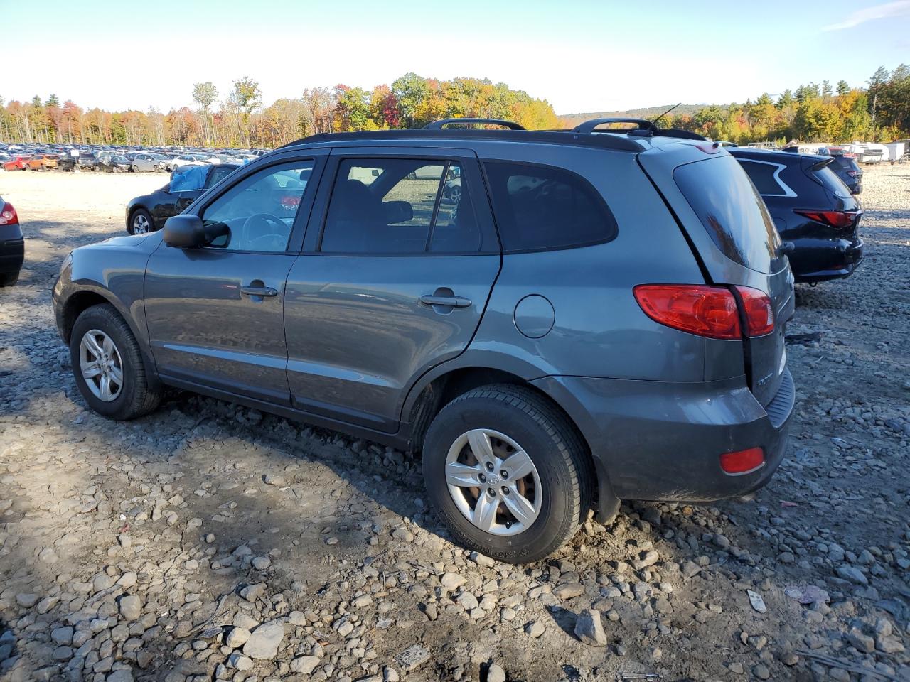2009 Hyundai Santa Fe VIN 5NMSG73D49H305879 Copart auction photo, rear end damage thumbnail 2