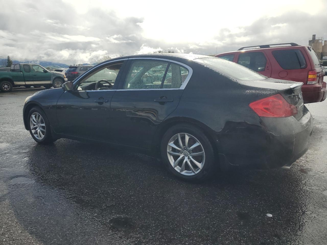 2007 Infiniti G VIN JNKBV61E47M707661 Copart auction photo, vandalism damage thumbnail 2