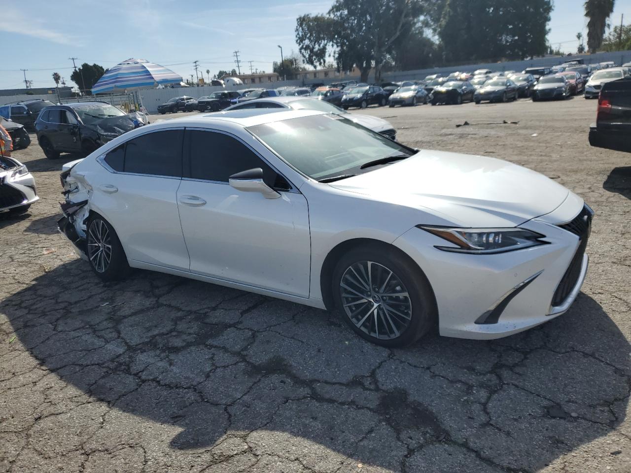 2024 Lexus ES VIN 58ADA1C10RU051887 Copart auction photo, rear end / minor dent/scratches damage thumbnail 4