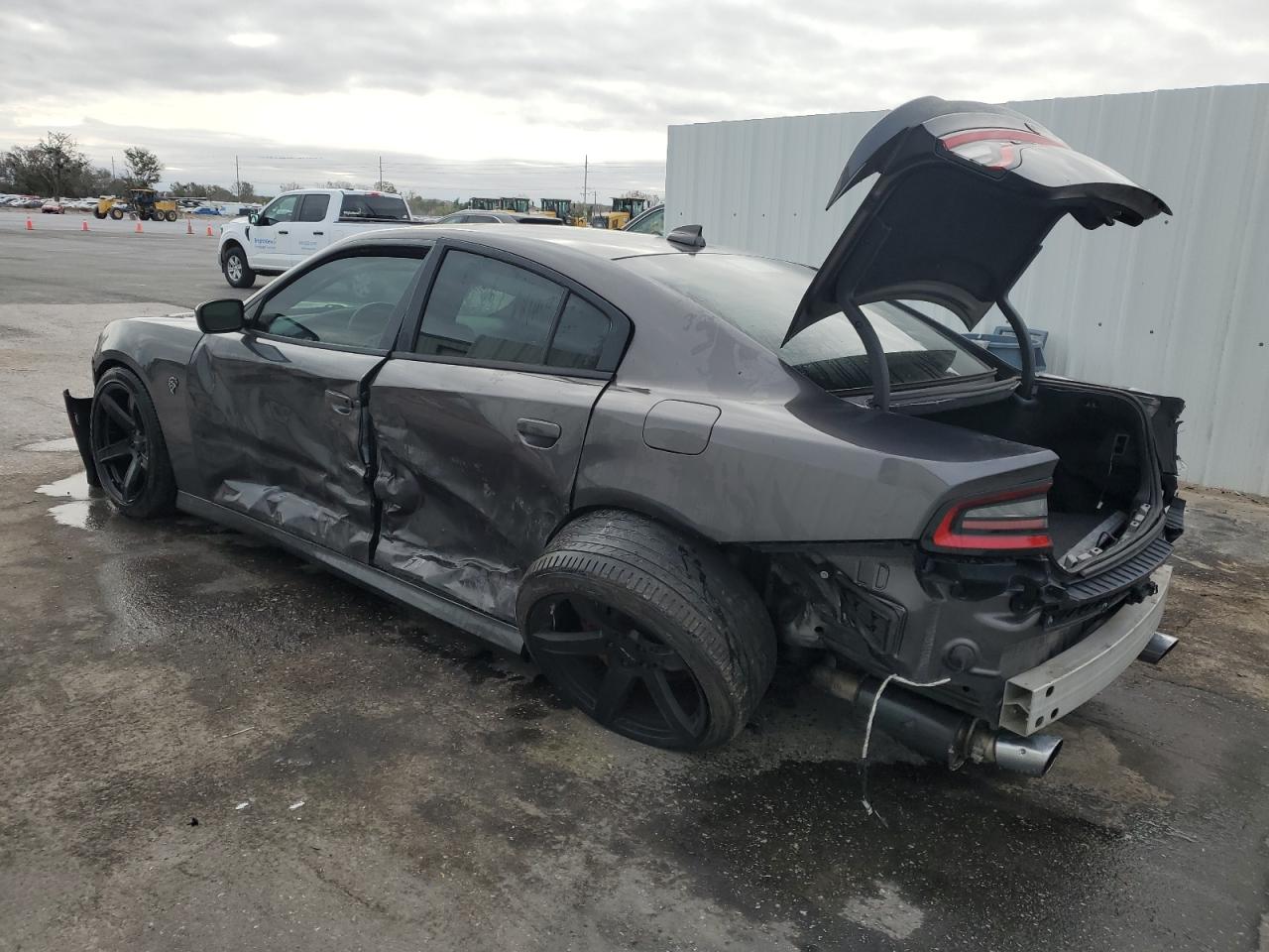 2017 Dodge Charger VIN 2C3CDXL96HH649057 Copart auction photo, side / undercarriage damage thumbnail 2