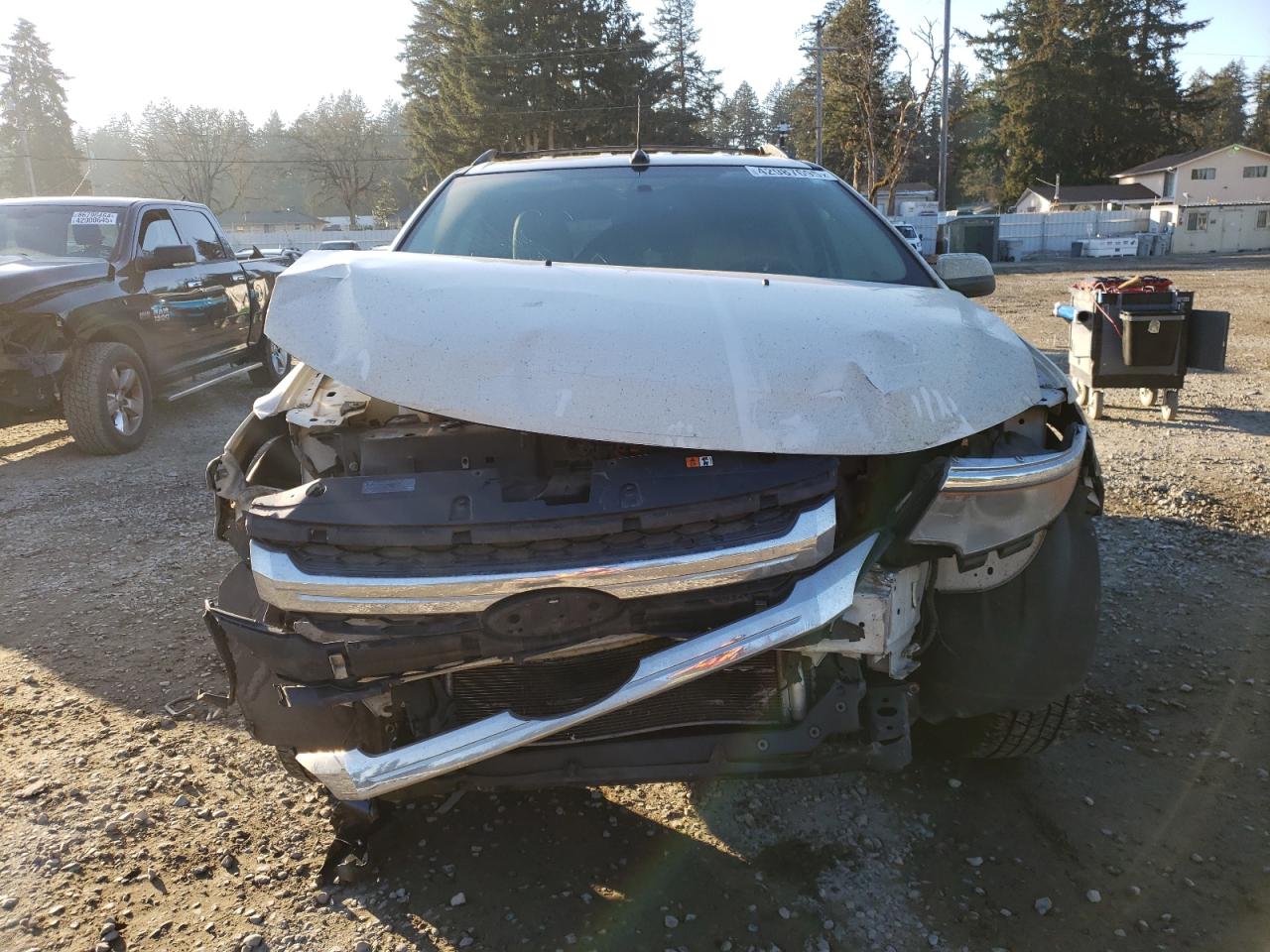 2011 Ford Edge VIN 2FMDK3JC7BBB24415 Copart auction photo, front end damage thumbnail 5