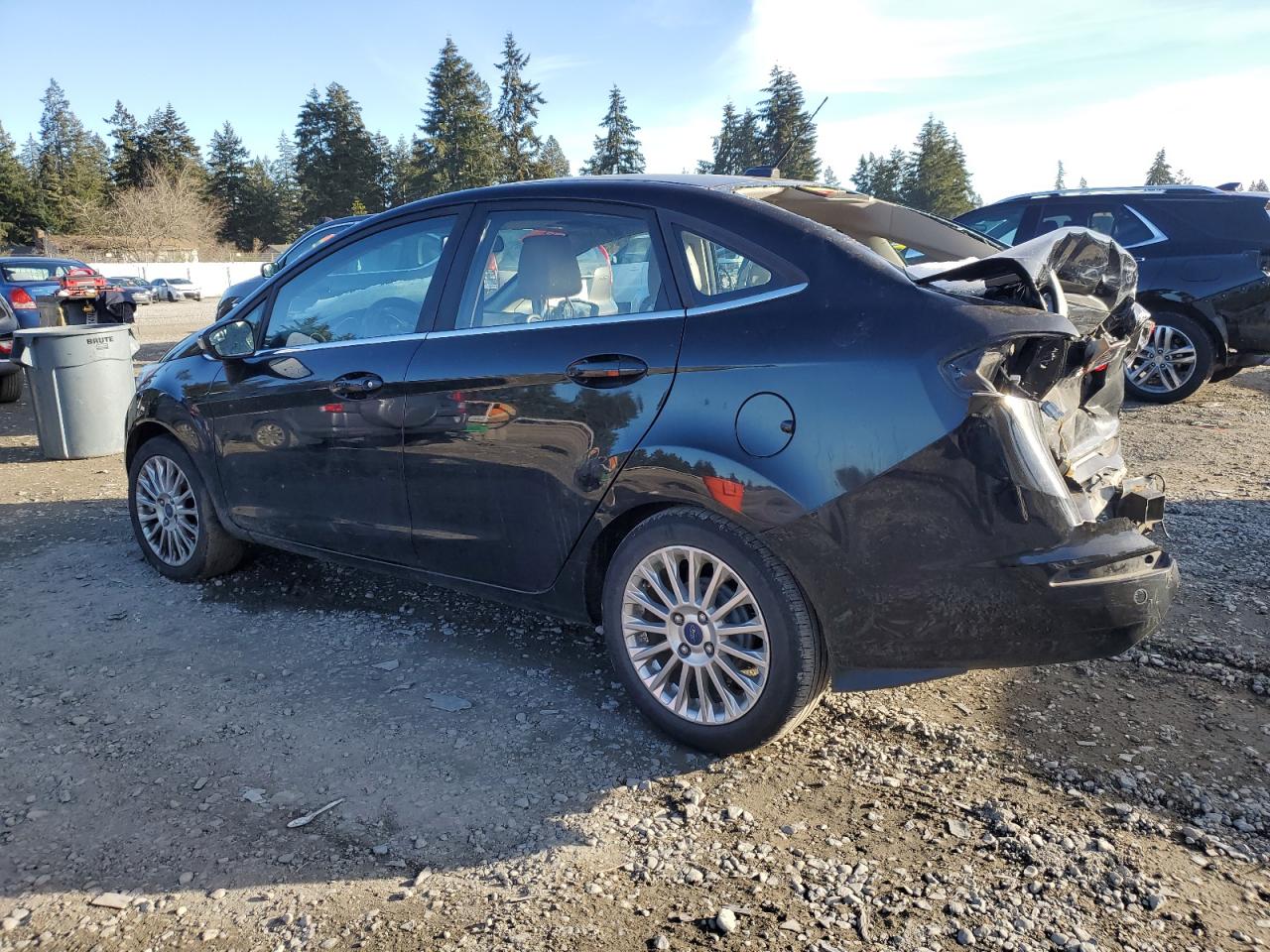 2016 Ford Fiesta VIN 3FADP4CJ9GM179371 Copart auction photo, rear end / front end damage thumbnail 2