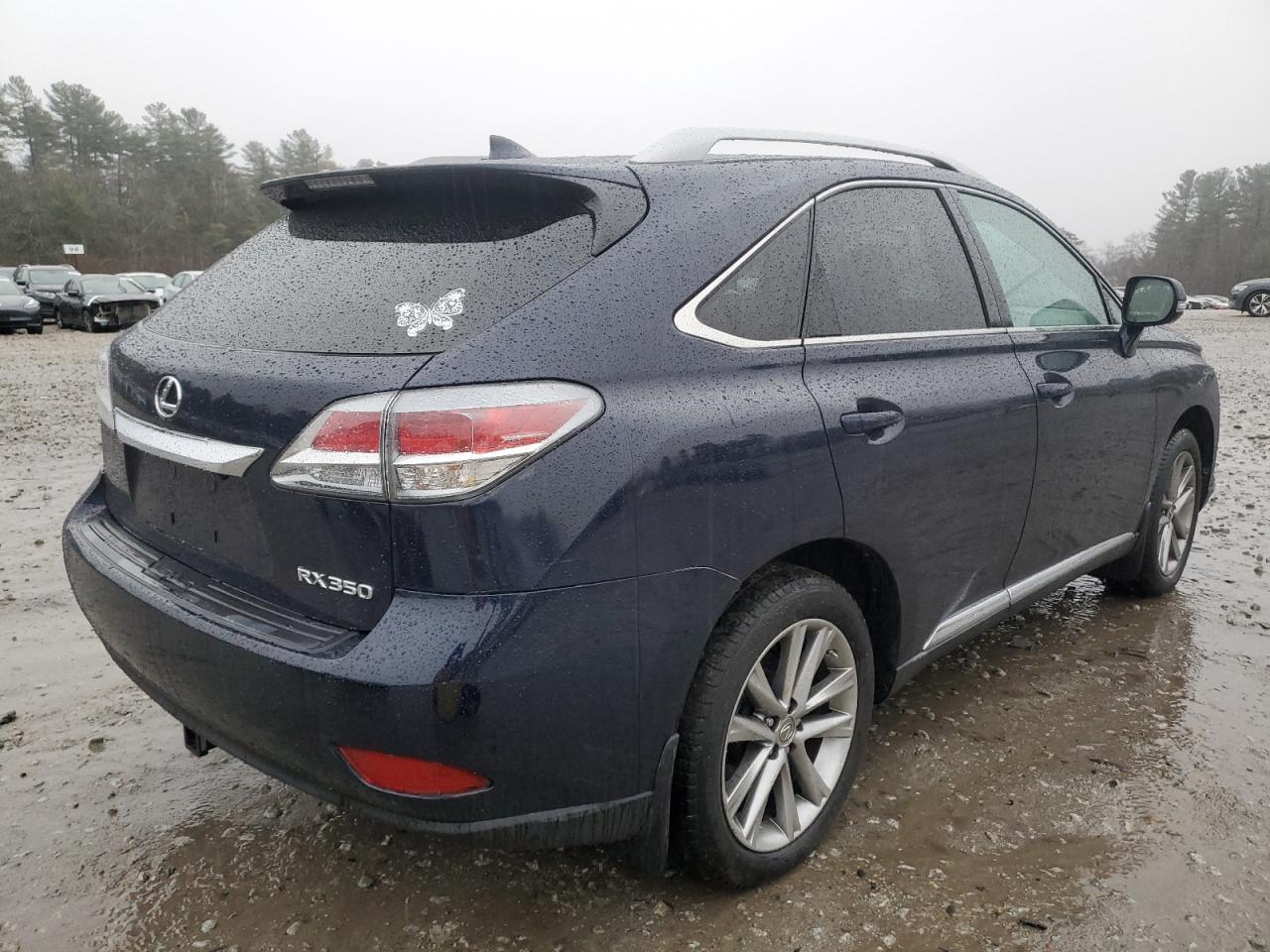 2015 Lexus RX VIN 2T2BK1BA6FC255194 Copart auction photo, side / front end damage thumbnail 3