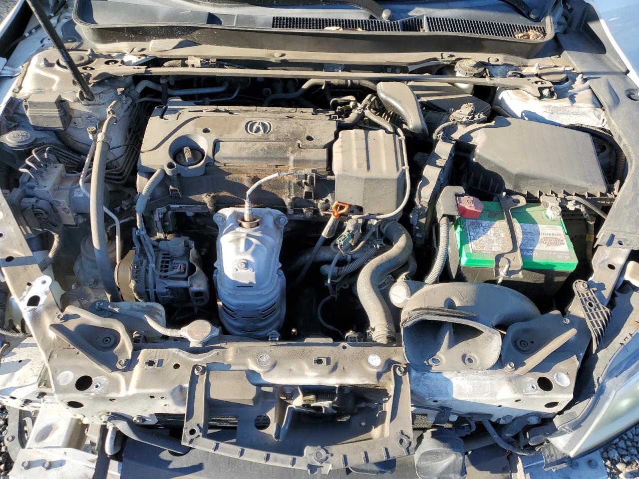 2017 Acura TLX VIN 19UUB1F58HA001182 Copart auction photo, side damage thumbnail 11