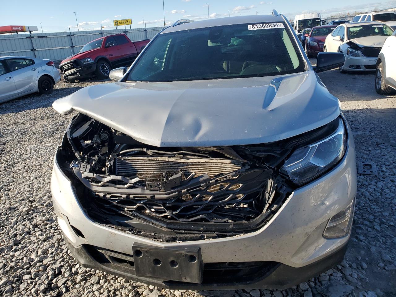 2020 Chevrolet Equinox VIN 2GNAXNEVXL6239382 Copart auction photo, front end damage thumbnail 5