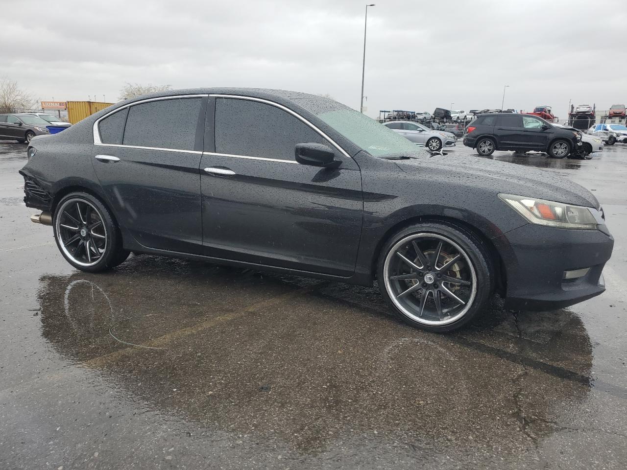 2015 Honda Accord VIN 1HGCR2F59FA107666 Copart auction photo, rear end damage thumbnail 4