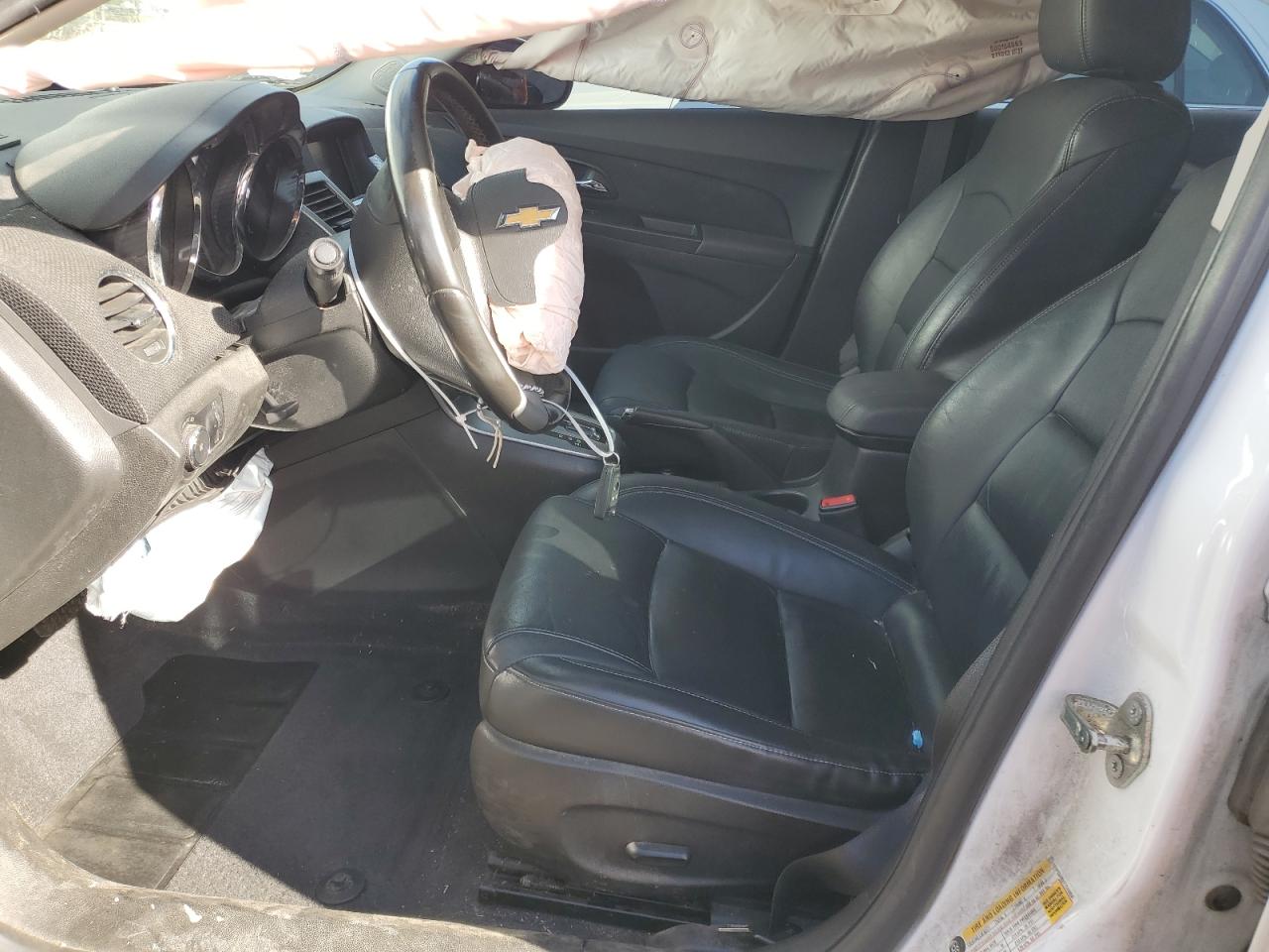 2014 Chevrolet Cruze VIN 1G1PG5SBXE7244056 Copart auction photo, front end / side damage thumbnail 7