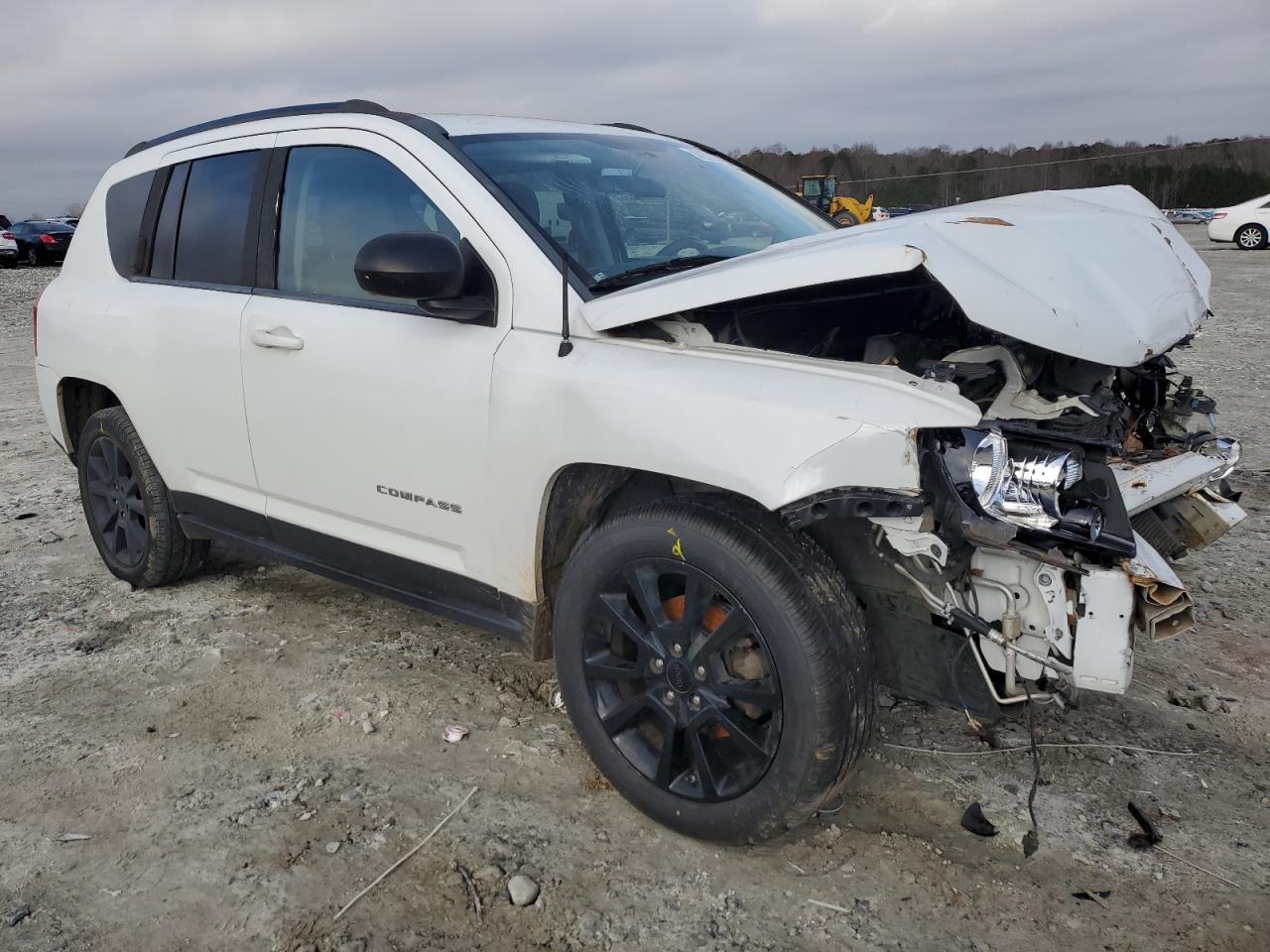 2012 Jeep Compass VIN 1C4NJCEA3CD706818 Copart auction photo, front end damage thumbnail 4