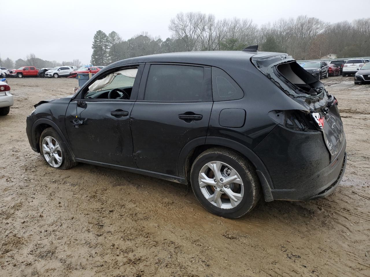 2025 Honda HR-V VIN 3CZRZ1H39SM707299 Copart auction photo, all over damage thumbnail 2