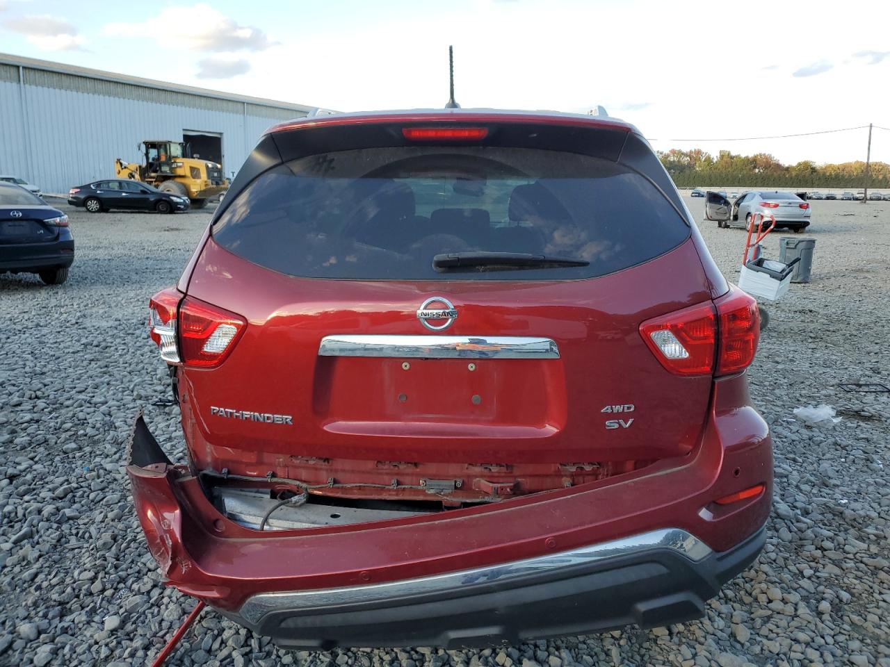 2018 Nissan Pathfinder VIN 5N1DR2MM0JC651690 Copart auction photo, front end / side damage thumbnail 6