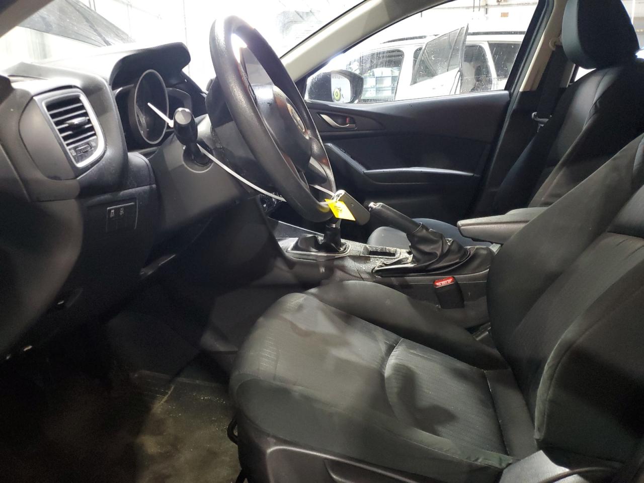 2015 Mazda 3 VIN JM1BM1T7XF1264390 Copart auction photo, front end / side damage thumbnail 7